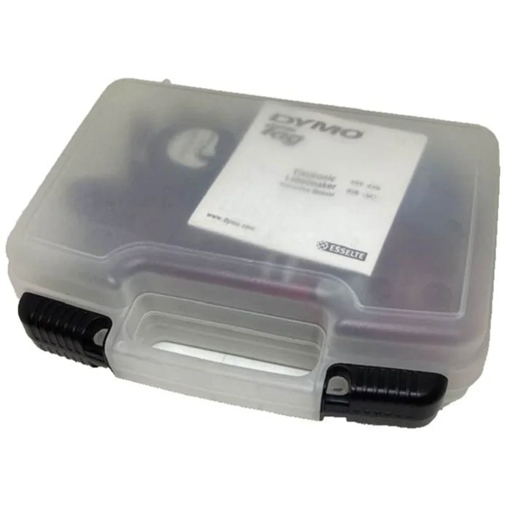 Dymo Letra Tag Portable Handheld Lot 2 Label Printers 6 Tape Reels Carrying Case